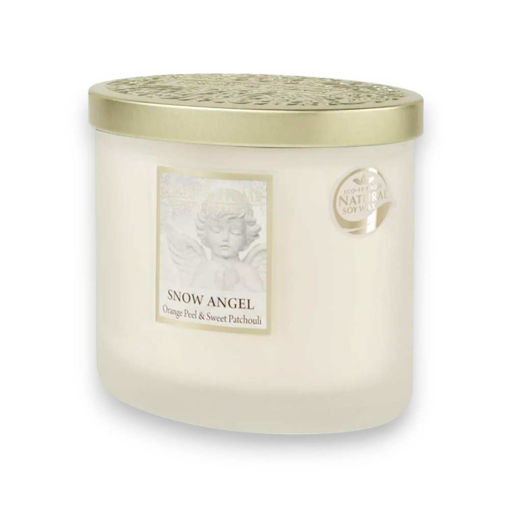 Picture of HEART & HOME TWIN WICK CANDLE - SNOW ANGEL